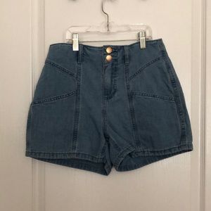 women’s universal thread blue denim shorts size 0/25